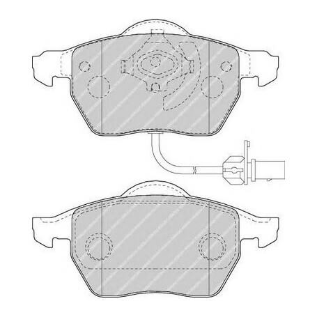 FERODO brake pads kit code FDB1717