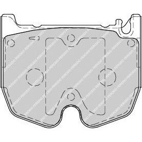 Brake pads kit FERODO code FDB1810