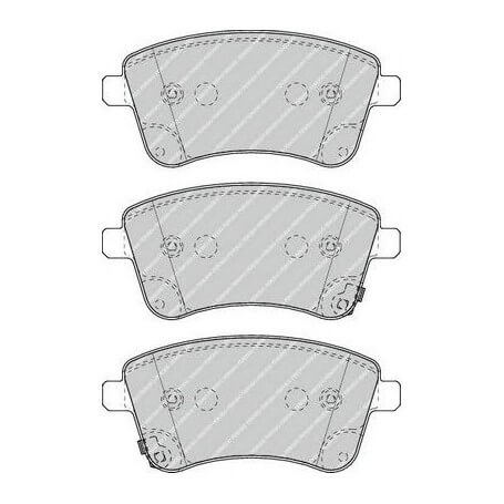 Brake pads kit FERODO code FDB4339