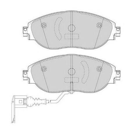 FERODO brake pads kit code FDB4425