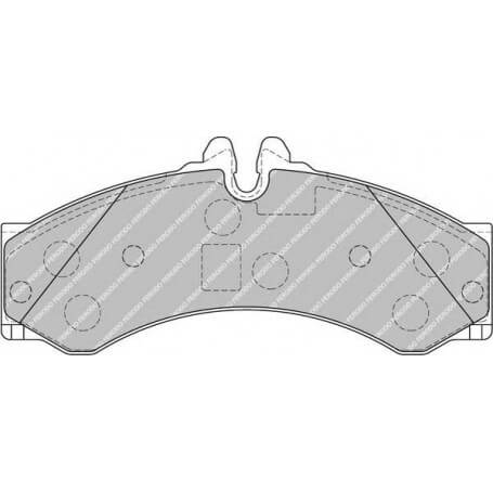 Brake pads kit FERODO code FVR1879