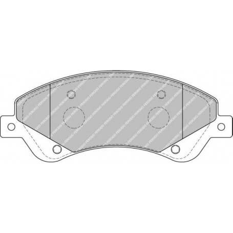 Brake pads kit FERODO code FVR1929
