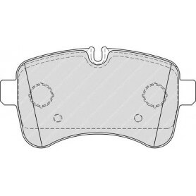 Brake pads kit FERODO code FVR4037