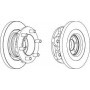 Buy Brake Disc FERODO code FCR139A auto parts shop online at best price