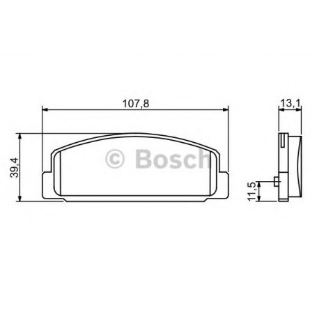 BOSCH brake pads kit code 0986424817