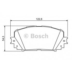 BOSCH brake pads kit code 0986494196