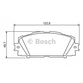 BOSCH brake pads kit code 0986494198