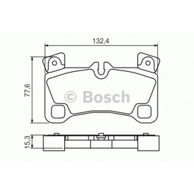 BOSCH brake pads kit code 0986494205