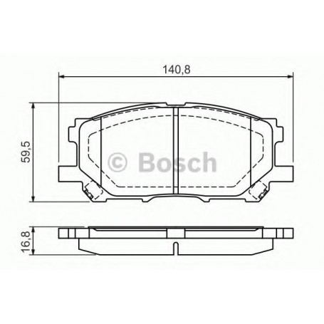 BOSCH brake pads kit code 0986494218