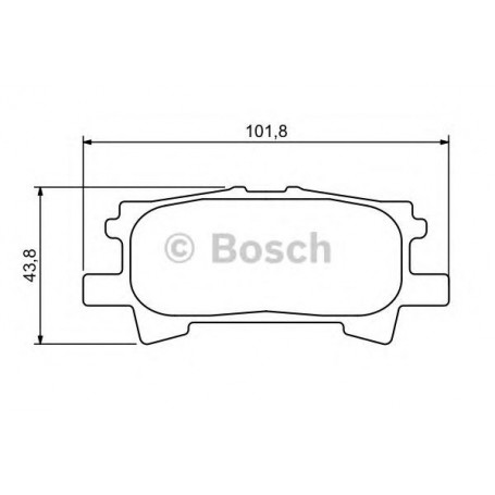 BOSCH brake pads kit code 0986494224