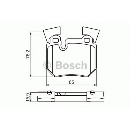BOSCH brake pads kit code 0986494421