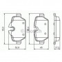 Buy BOSCH brake pads kit code 0986494461 auto parts shop online at best price