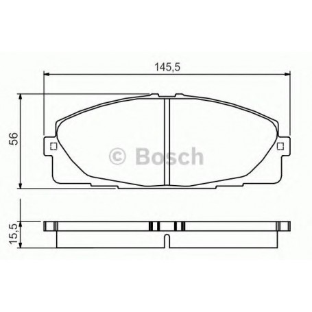 BOSCH brake pads kit code 0986495152