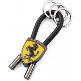 Buy Official Scuderia Ferrari BLACK Keychain - With Gift Box auto parts shop online at best price