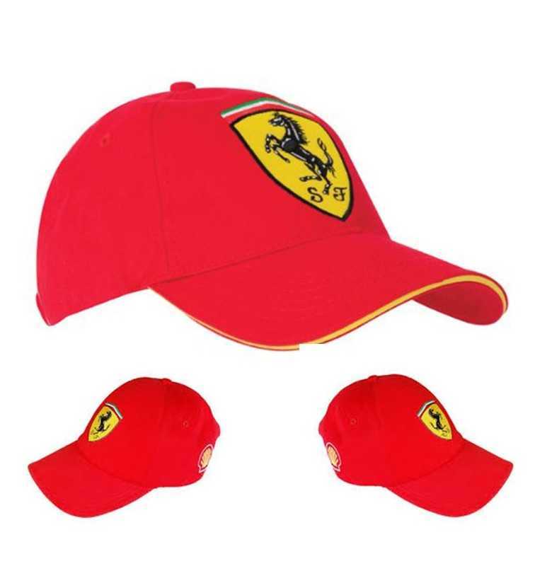 Cappellino Ufficiale della Scuderia Ferrari - Stemma Ferrari Cucito