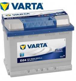 Varta Blue Dynamic D24 60Ah 540A 12V Car Battery - Positive Right