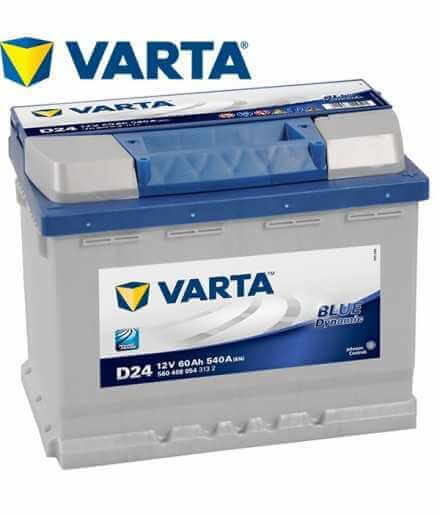 Batteria Auto Varta Blue Dynamic D24 60Ah 540A 12V - Positivo a Destra
