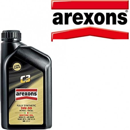 Buy 5w30 Petronas / AREXONS C3 Synthetic Engine Oil 4 L Liters for Petrol and Diesel Engines auto parts shop online at best p...