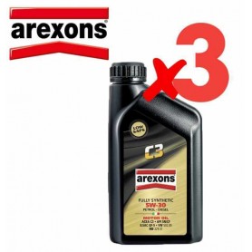 Buy 5w30 Petronas / AREXONS C3 Synthetic Engine Oil 3 L Liters for Petrol and Diesel Engines auto parts shop online at best p...
