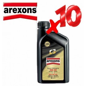 Olio Motore 5w30 Petronas/AREXONS C3 Sintetico da 10 L Litri per Motori Benzina e Diesel