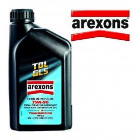 Arexons TDL API GL5 75w90 Olio Lubrificante Cambi, Differenziali e Trasmissioni Meccaniche 100% Sintetico 1LT