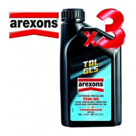 Buy Arexons TDL API GL5 75w90 100% Synthetic Gearbox, Differential and Mechanical Transmission Lubricant Oil 3 LT auto parts ...