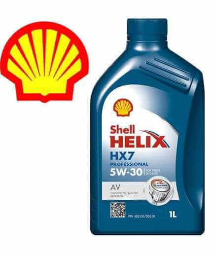 Shell Helix HX7 Professional AV 5W-30 - Bidon de 1 litre