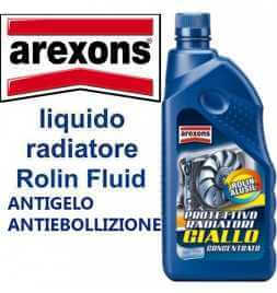 Arexons 8004 - ROLIN ALUSIL Giallo liquido Radiatori Antigelo Antiebollizione 1 LT