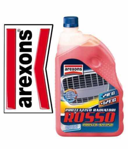 Arexons Liquido Protettivo Radiatore 2lt Rosso Pronto Uso Auto Moto