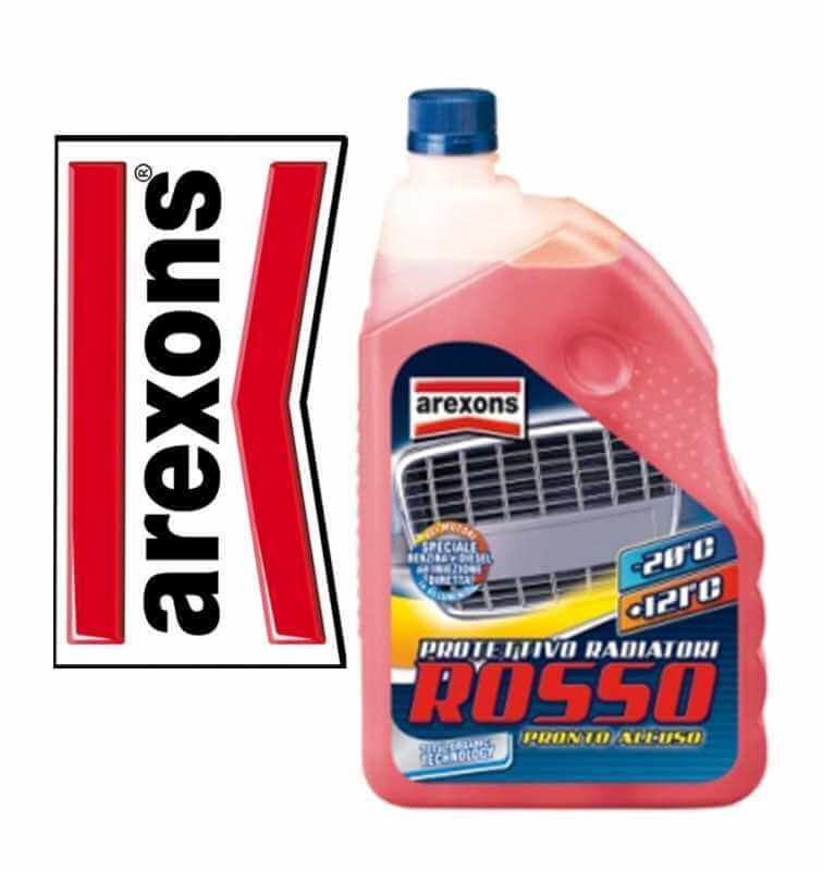 Arexons Liquido Protettivo Radiatore 4,5lt Rosso Pronto Uso Auto Mo